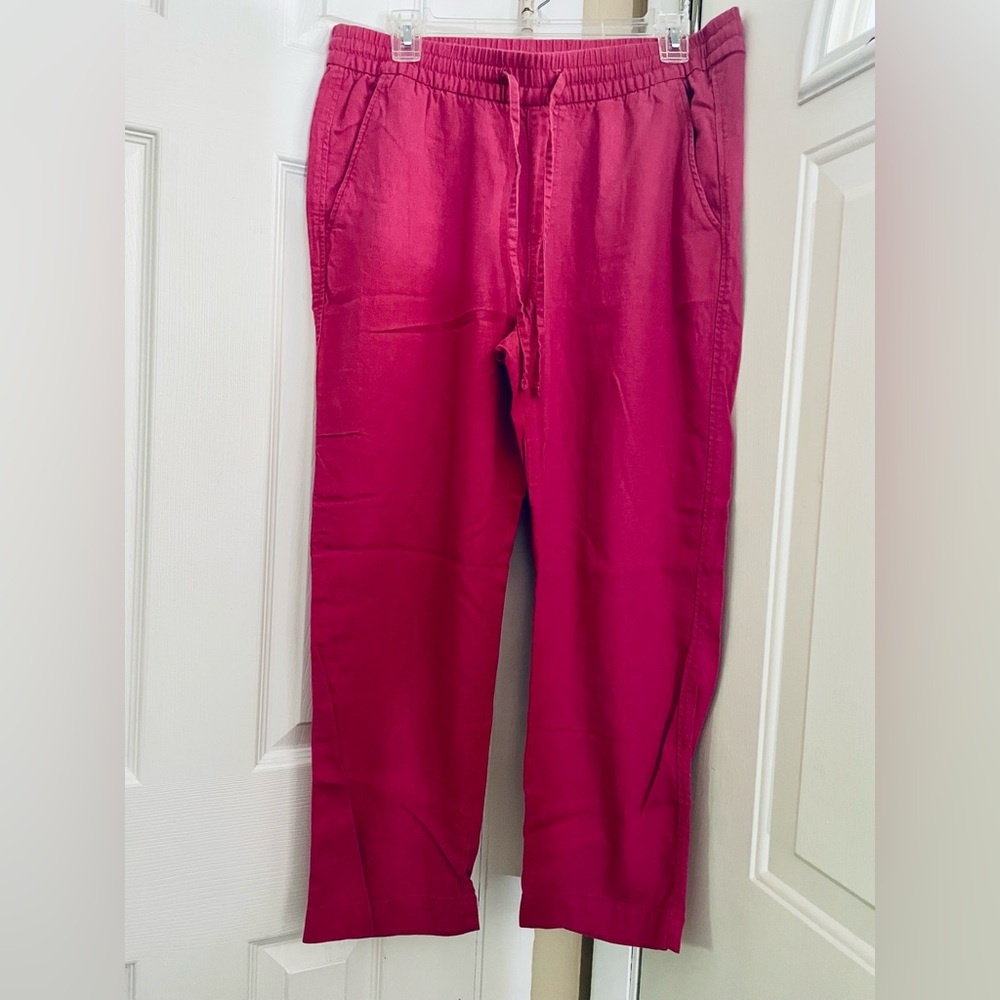GAP Fuchsia Easy Drawstring Pants